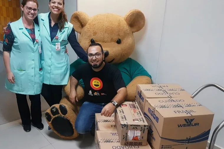 Doação de Leite Integral ao GPACI Sorocaba